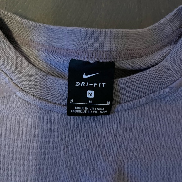 Purple Nike cropped crew neck size: M - Picture 4 of 4